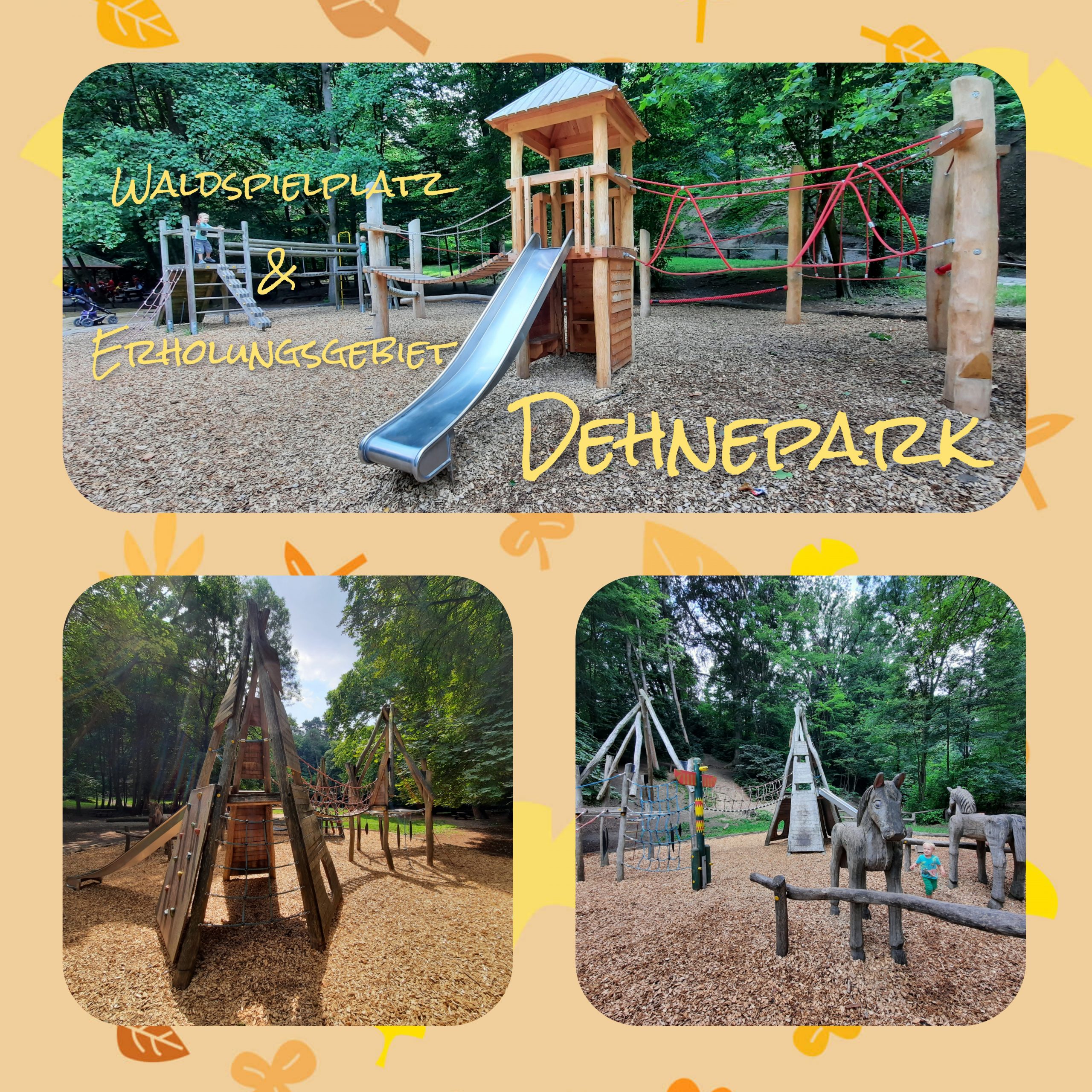 Read more about the article BLOG: Ausflugstipp “Waldspielplatz – Erholungsgebiet Dehnepark”  (mit Video)